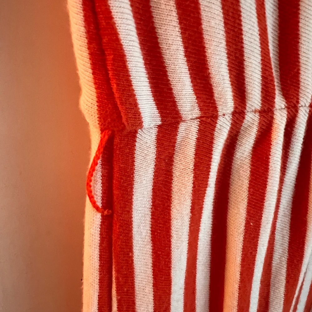 Anthropologie Saturday Sunday Orange/White Striped Dress, Size Small - Picture 5 of 7